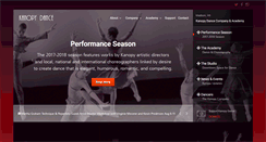 Desktop Screenshot of kanopydance.org